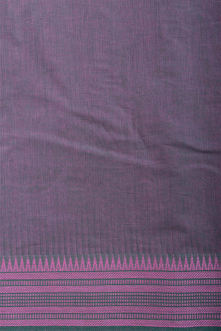 Mangalagiri cotton saree with allover stripes weaving