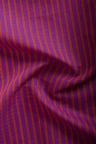 Mangalagiri cotton saree with stripes weaving