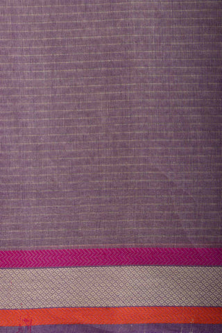 Mangalagiri cotton saree with stripes weaving