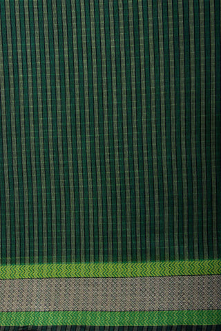 Mangalagiri cotton saree with stripes weaving