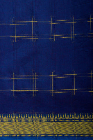 Mangalagiri cotton saree with allover box patti design