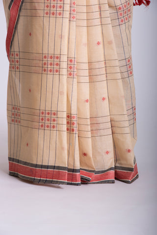 Uppada cotton butta weaving saree