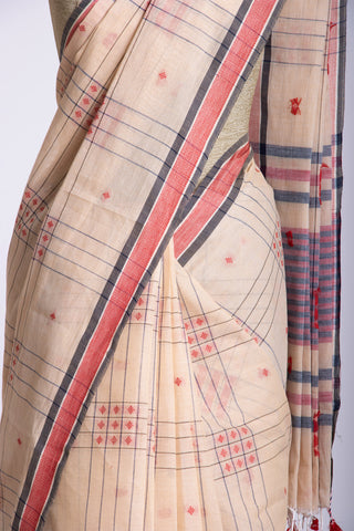 Uppada cotton butta weaving saree