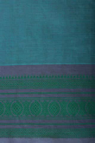 Uppada Cotton Saree With Flower Butta Weaving