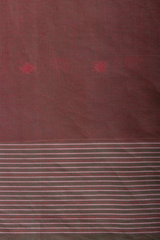 Venkatagiri cotton saree with blue color flower Weave