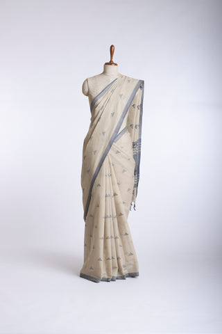 Venkatagiri cotton saree with allover small checks and butties