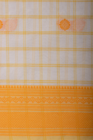 Venkatagiri cotton saree with allover checks and butties