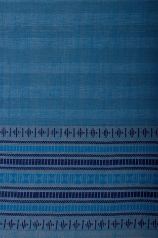 Venkatagiri cotton saree with allover stripes weaving