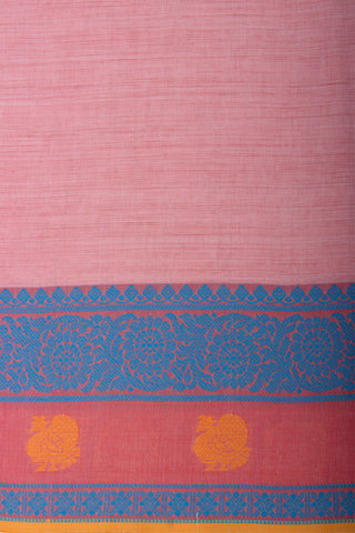 Venkatagiri cotton saree with peacock design