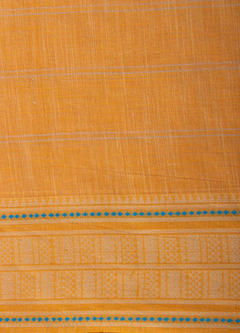 Venkatagiri Cotton saree in Rani pink with woven checks